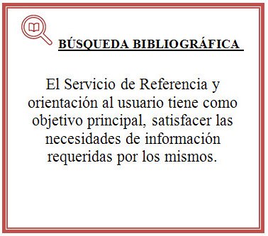 BÚSQUEDAS BIBLIOGRÁFICAS